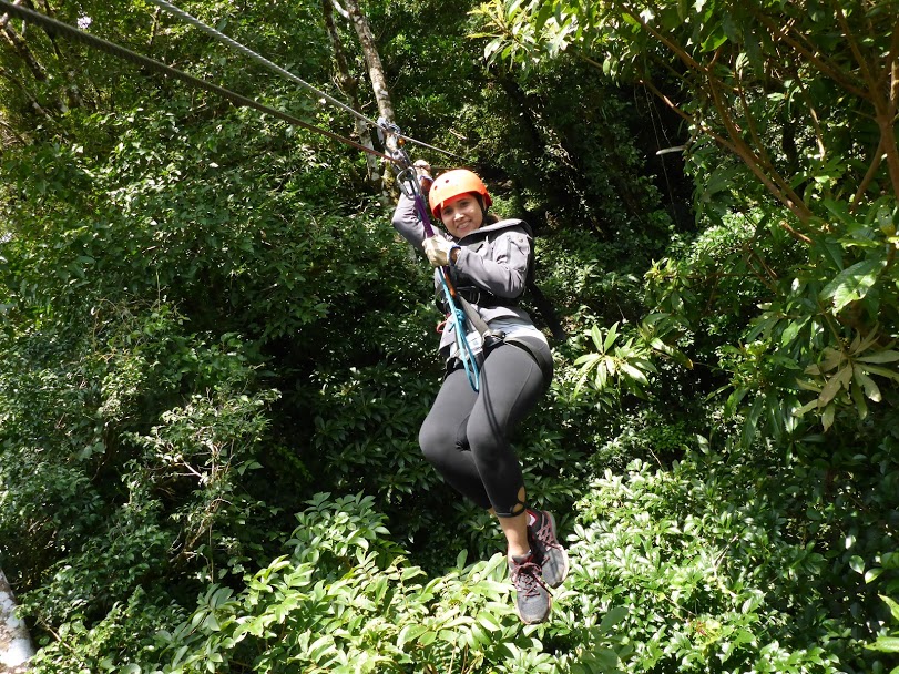 Zipline adventure with group, costa rica, 2019